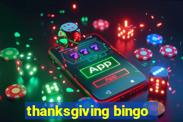 thanksgiving bingo